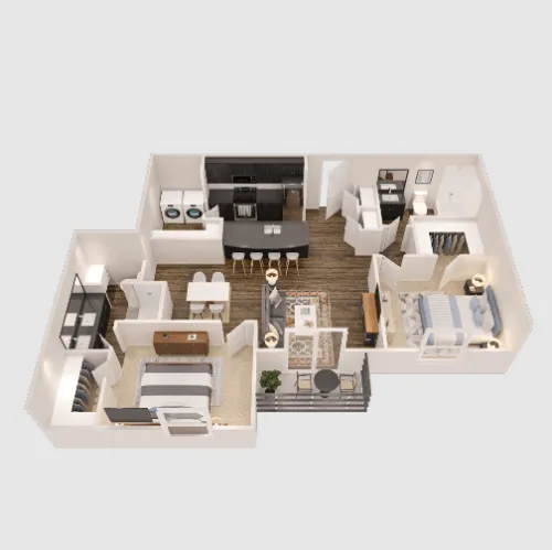 The Standard at Domain Northside floor plan 13