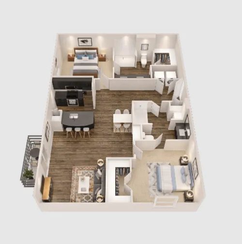 The Standard at Domain Northside floor plan 14