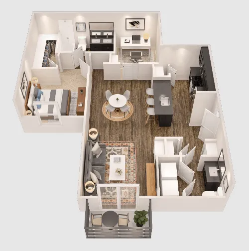 The Standard at Domain Northside floor plan 8