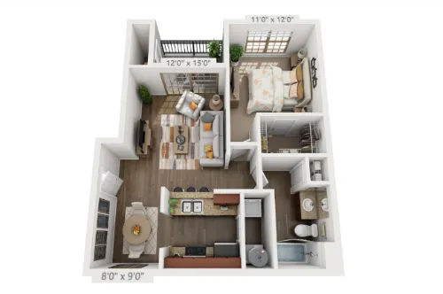 The Village At Gracy Farms floor plan 1