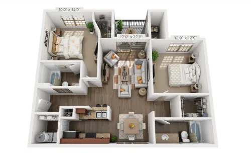 The Village At Gracy Farms floor plan 3