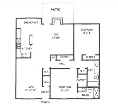 Towne Oaks 1 floor plan 6