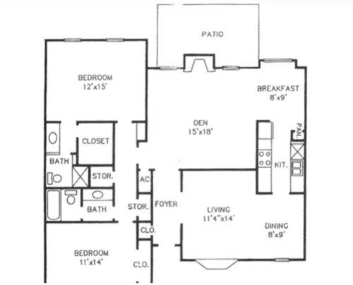 Towne Oaks 1 floor plan 7