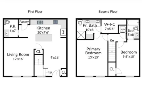 Towne Oaks 1 floor plan 8