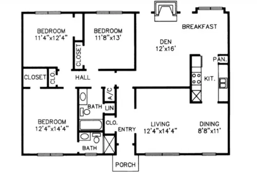 Towne Oaks 1 floor plan 9