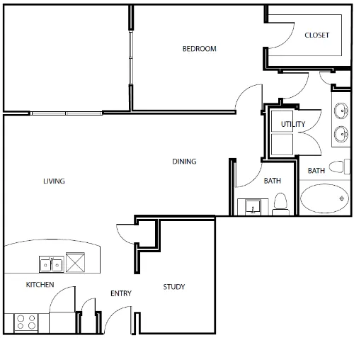 Villages at Domain floor plan 5