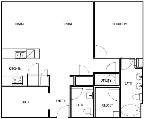 Villages at Domain floor plan 6