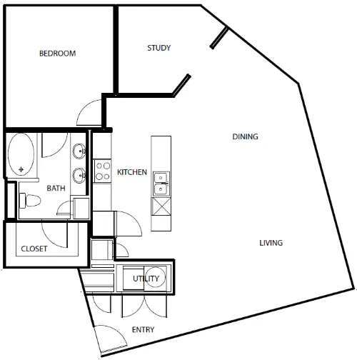 Villages at Domain floor plan 7