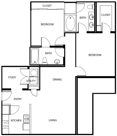 Villages at Domain floor plan 9