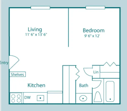 Westdale Creek floor plan 1