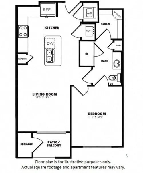 Windsor Burnet Apartments Austin Floor Plan 1