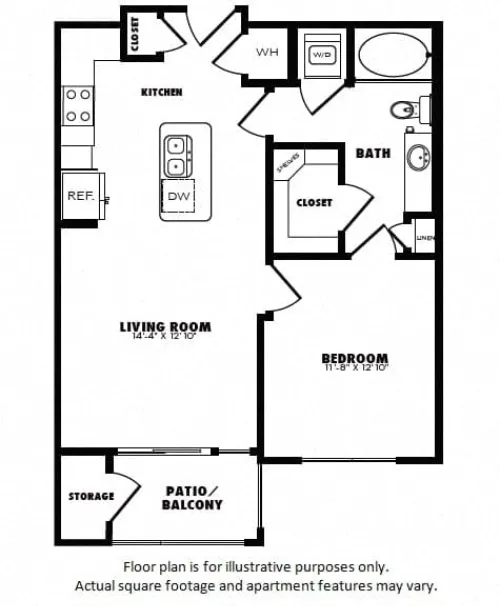 Windsor Burnet Apartments Austin Floor Plan 3