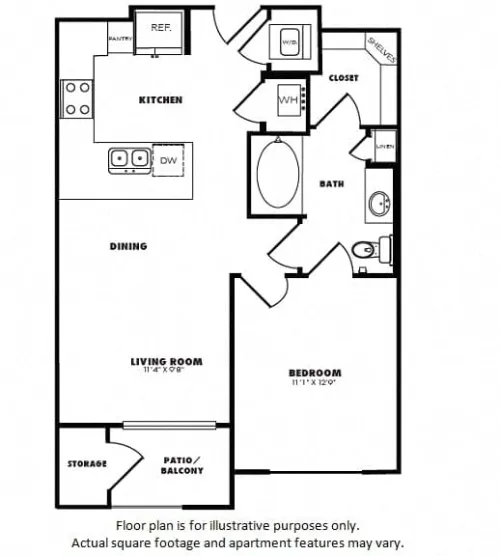 Windsor Burnet Apartments Austin Floor Plan 4