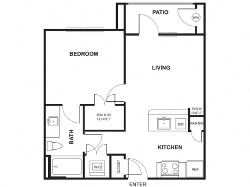 Windsor Ridge Apartments Austin Floor Plan 3