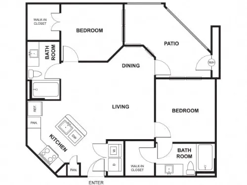 Windsor Ridge Apartments Austin Floor Plan 8