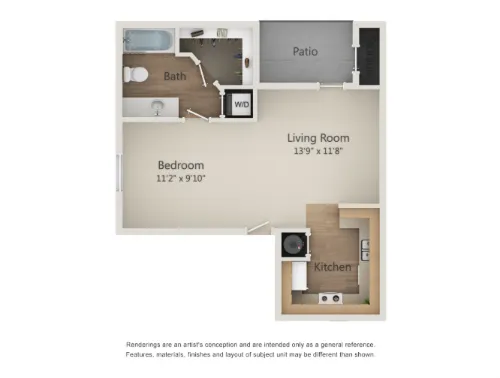 Abelia Flats floor plan 1