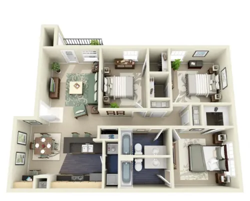 Abelia Flats floor plan 10