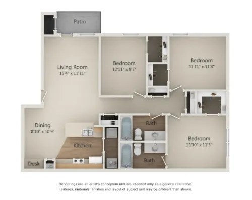 Abelia Flats floor plan 11