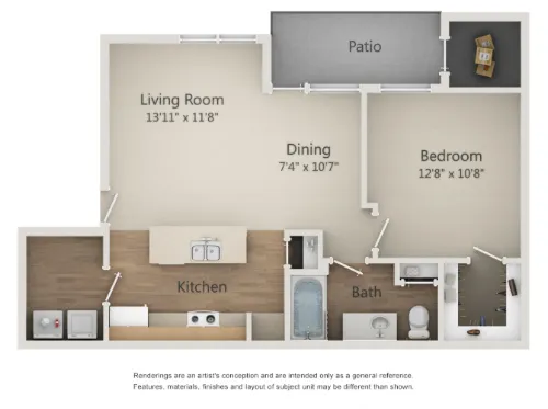 Abelia Flats floor plan 2