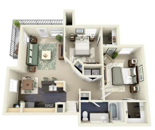 Abelia Flats floor plan 7