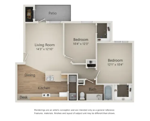 Abelia Flats floor plan 8