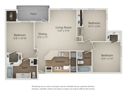 Abelia Flats floor plan 9