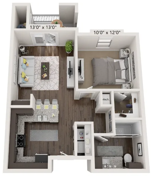 ArborView floor plan 1