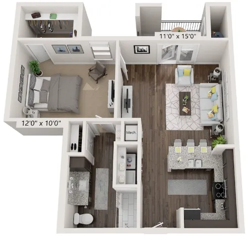 ArborView floor plan 4