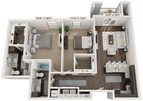 ArborView floor plan 6