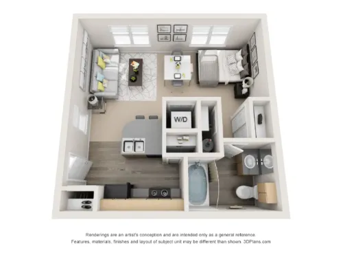 Artisan Apartments floor plan 1