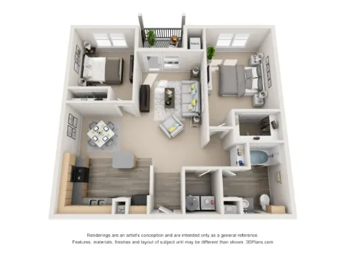 Artisan Apartments floor plan 10