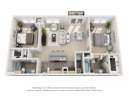 Artisan Apartments floor plan 12