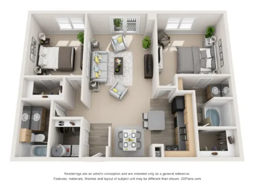 Artisan Apartments floor plan 14