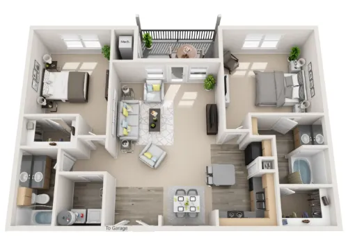 Artisan Apartments floor plan 15