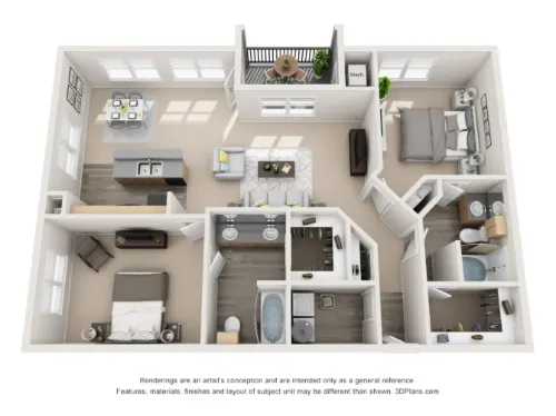 Artisan Apartments floor plan 16