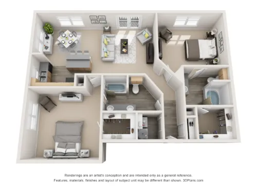 Artisan Apartments floor plan 17