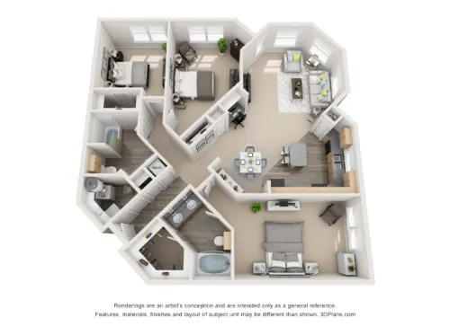 Artisan Apartments floor plan 18