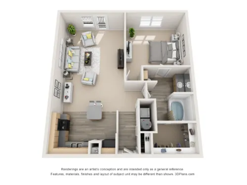 Artisan Apartments floor plan 2