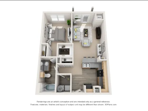 Artisan Apartments floor plan 5