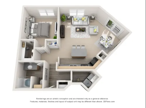 Artisan Apartments floor plan 7