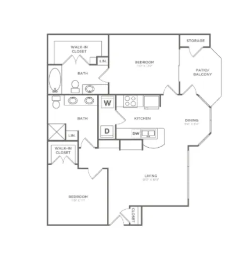 Avana SoCo floor plan 12