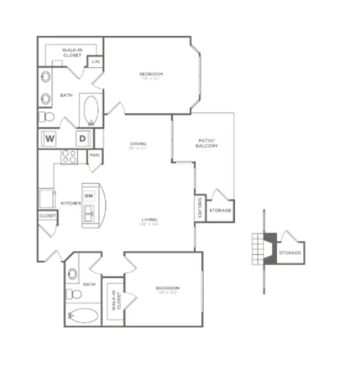 Avana SoCo floor plan 14