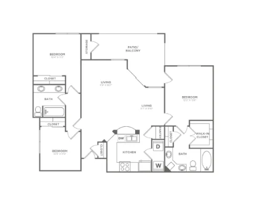 Avana SoCo floor plan 18