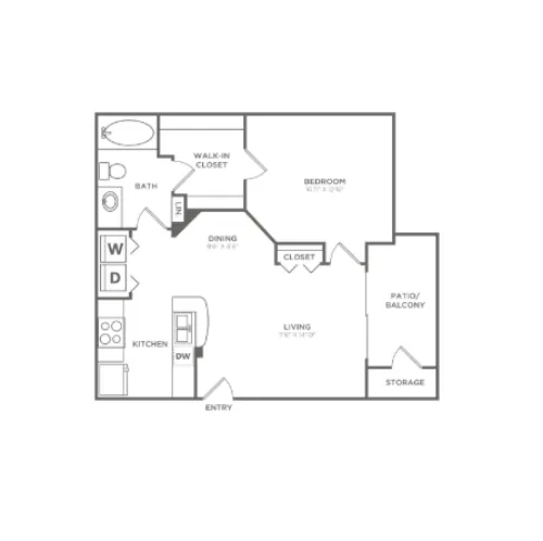 Avana SoCo floor plan 3