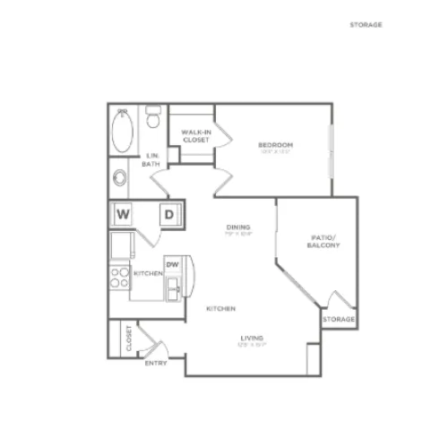 Avana SoCo floor plan 4