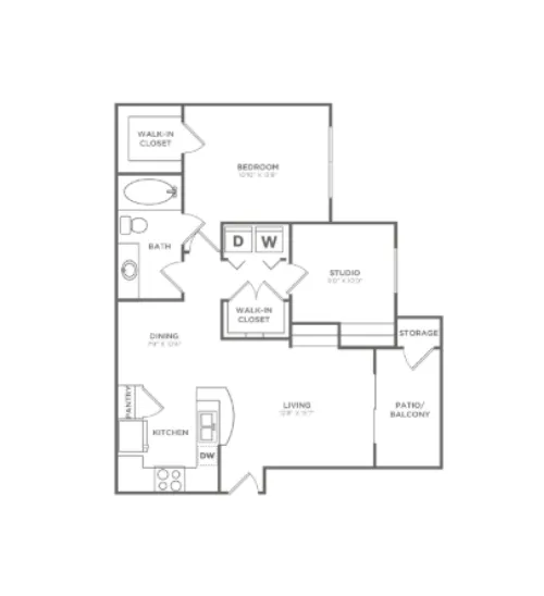 Avana SoCo floor plan 5