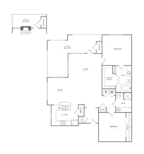 Avana SoCo floor plan 9