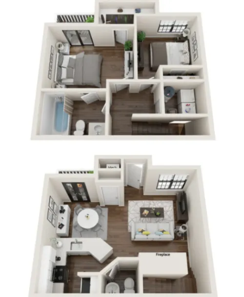 Balcones Club floor plan 1