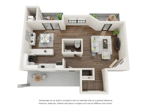 Balcones Club floor plan 2