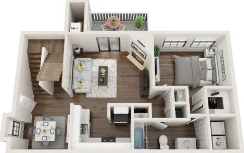 Balcones Club floor plan 2